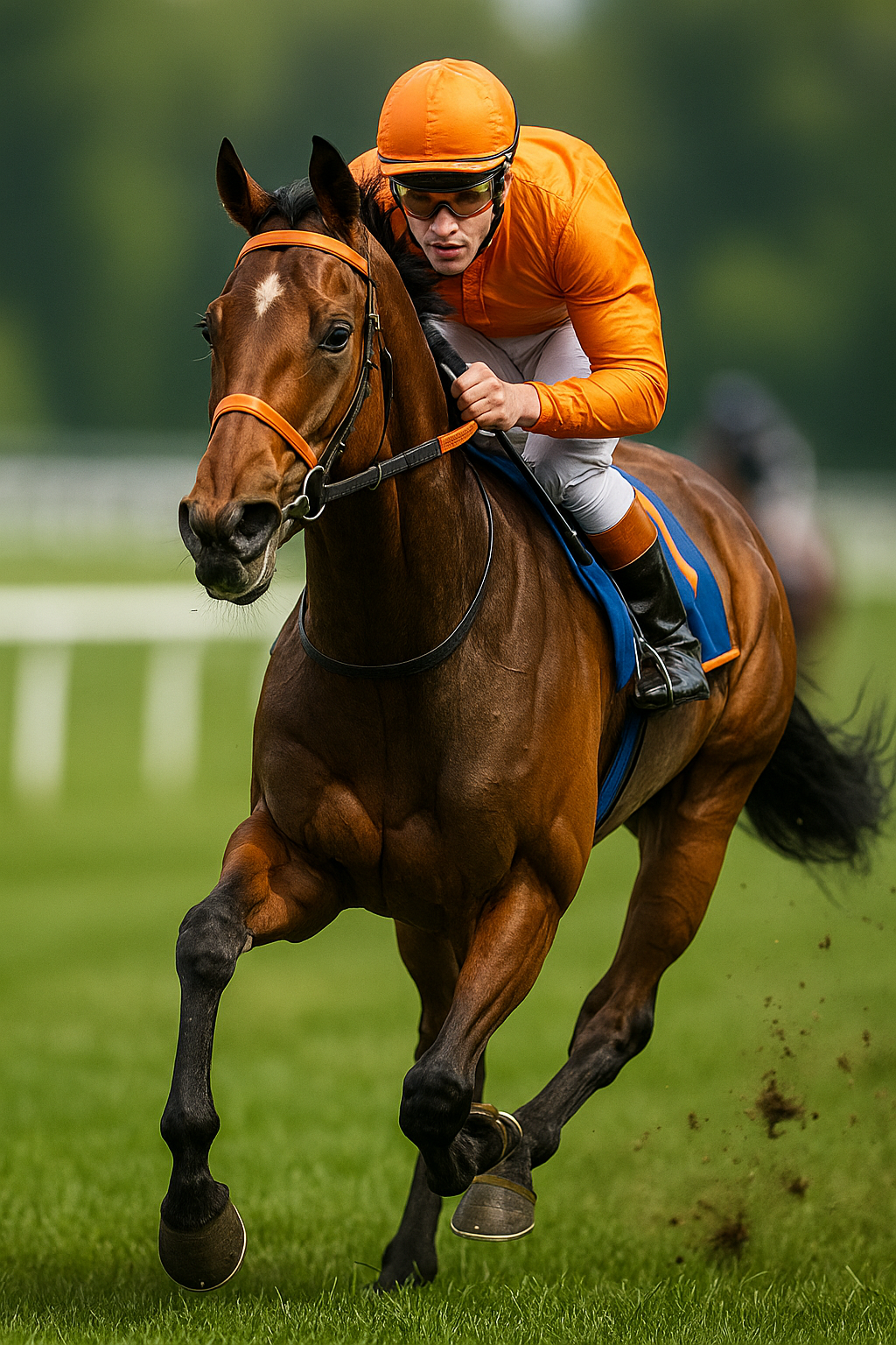 Cavalo atleta em potência máxima