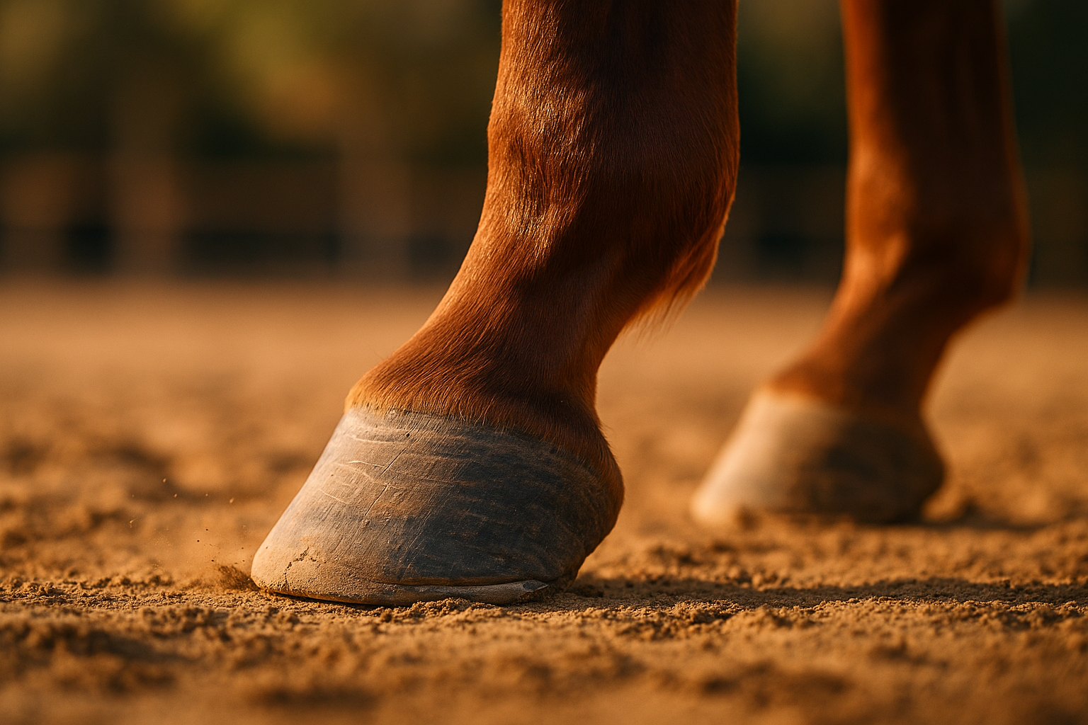 Ilustração da estrutura do casco do cavalo