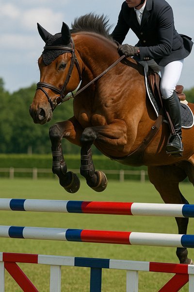 Cavalo em atividade física