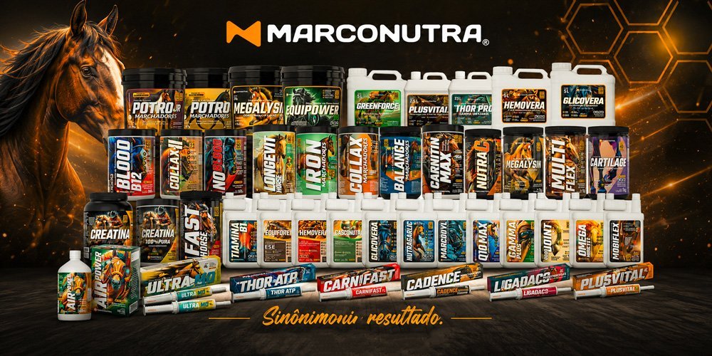 Linha completa de produtos Marconutra