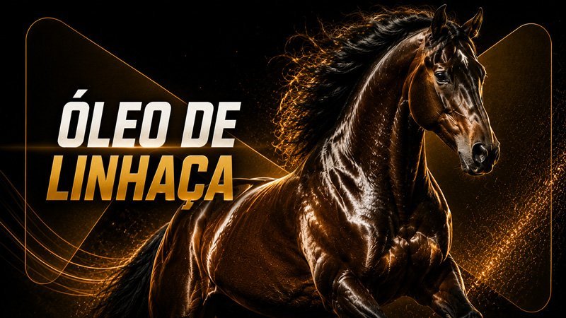 Óleo de linhaça para cavalos