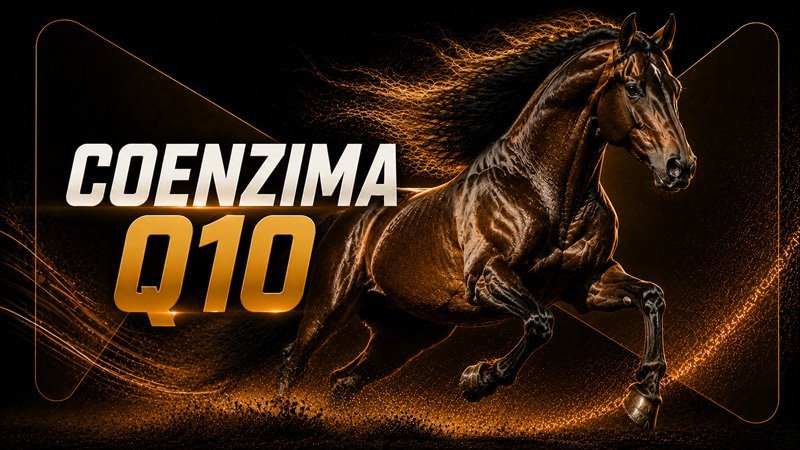 Coenzima Q10 para cavalos