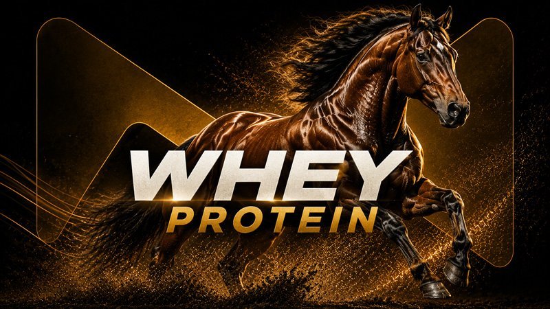 Whey protein para cavalos
